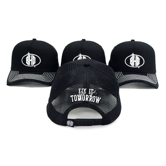 Black Trucker Cap