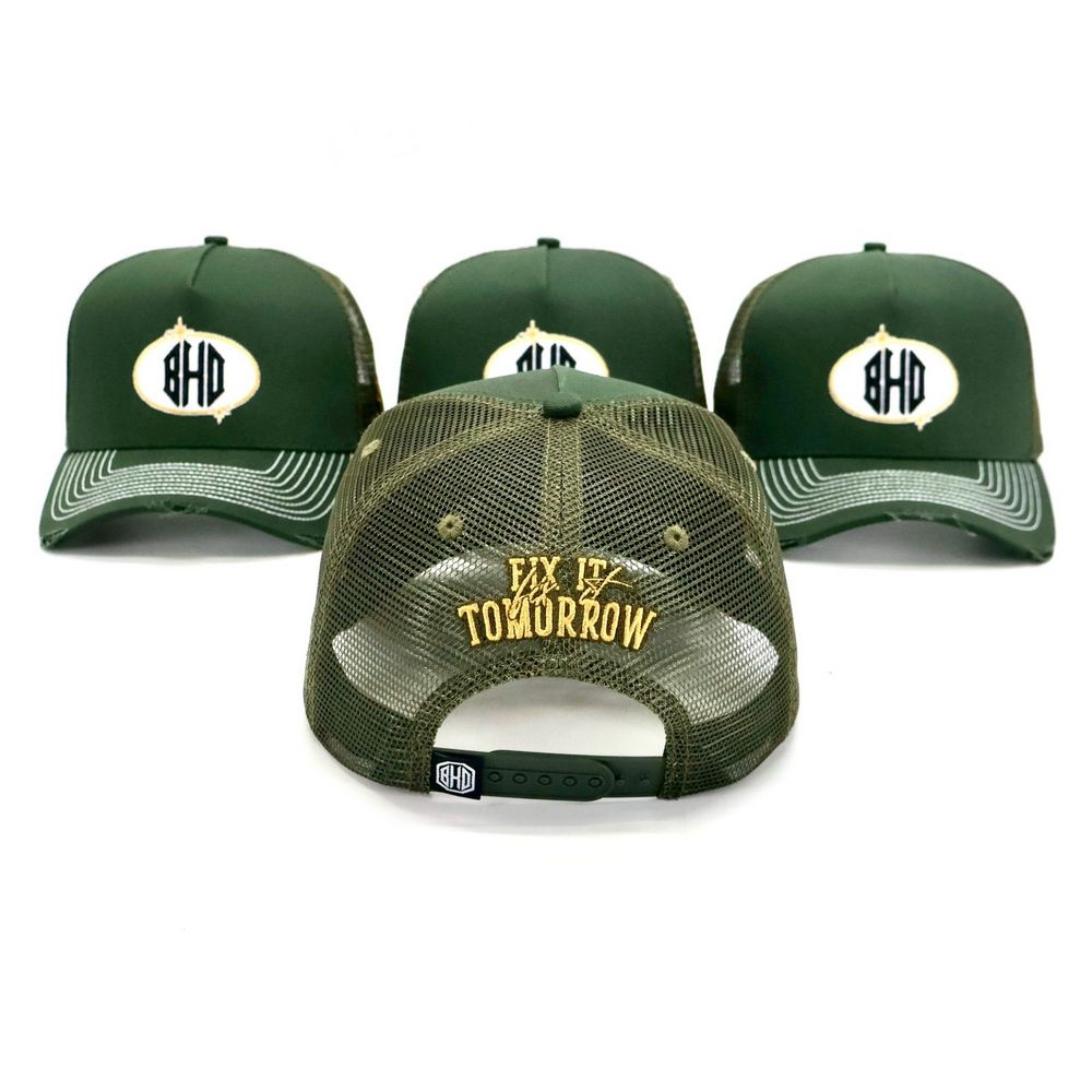 Olive Green Trucker Cap